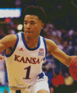 Aesthetic Kansas College Basketball Diamond Painting