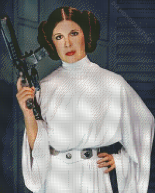 Aesthetic Princess Leia Diamond Painting