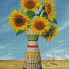 Aesthetic Sunflower Vase Art Diamond Painting