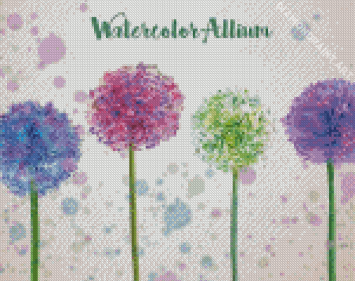 Allium Art Diamond Painting