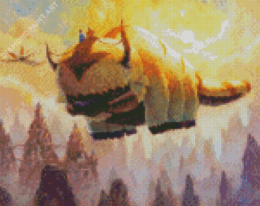 Avatar Appa Art Diamond Painting