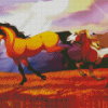 Cartoon Horses Diamond Painting