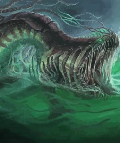 Creepy Sea Monsters Art Diamond Painting