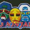 Cute 3 Ninjas Diamond Painting