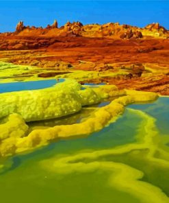 Danakil Depression Ethiopia Diamond Painting