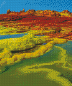 Danakil Depression Ethiopia Diamond Painting