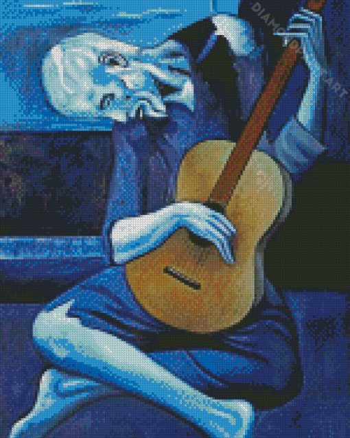 Dead Man Playing Guitar Diamond Painting