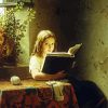 Girl Reading Diamond Painting