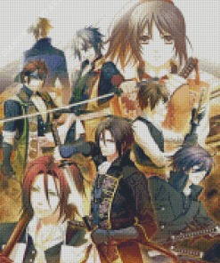 Hakuouki Shinsengumi Kitan Anime Diamond Painting