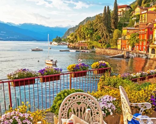 Italian Lakeside Diamond Painting