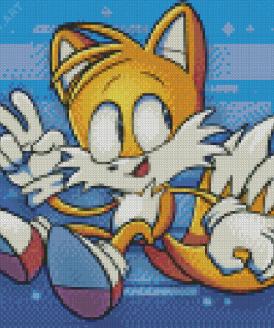 Miles Tails Prower Sonic Diamond Painting