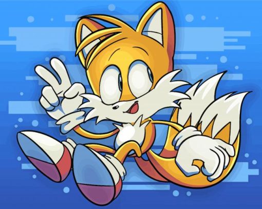 Miles Tails Prower Sonic Diamond Painting