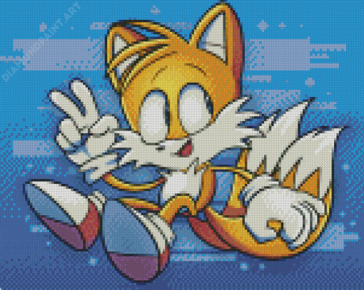 Miles Tails Prower Sonic Diamond Painting