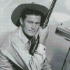 Monochrome Chuck Connors Diamond Painting