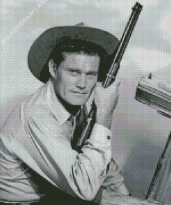 Monochrome Chuck Connors Diamond Painting