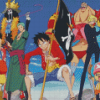 One Piece Mugiwara Diamond Painting