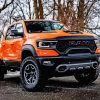 Orange Ram TRX In Snow Diamond Painting