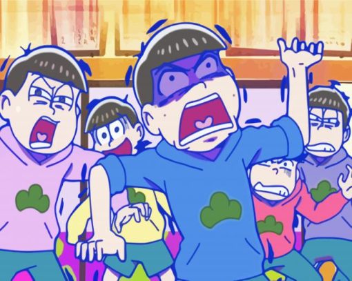 Osomatsu San Illustration Diamond Painting