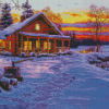 Painting Winter Landscape Painting Art Diamond Painting