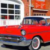 Red 1957 Chevy Art Diamond Painting