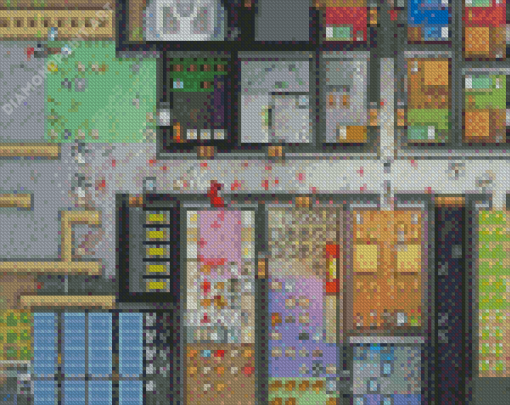 Rimworld Game Diamond Painting