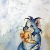 Sad Tom And Jerry Diamond Painting