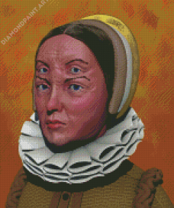 Scary Lady Four Eyes Diamond Painting