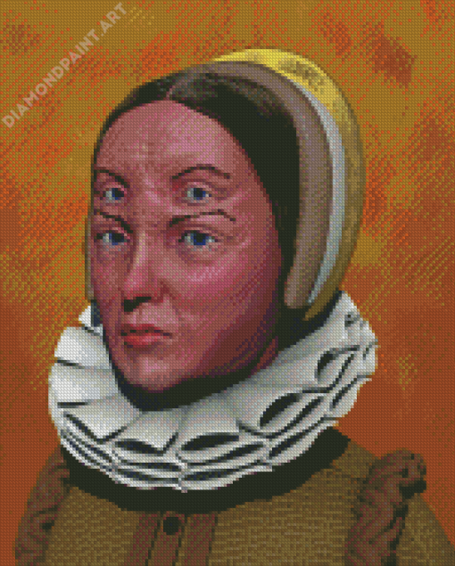 Scary Lady Four Eyes Diamond Painting