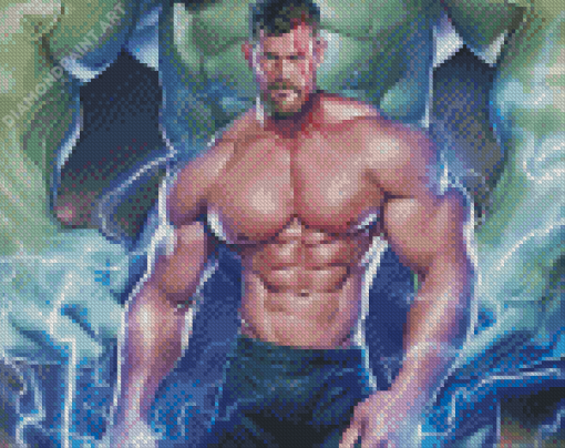 Strong Bodybuilder Diamond Painting