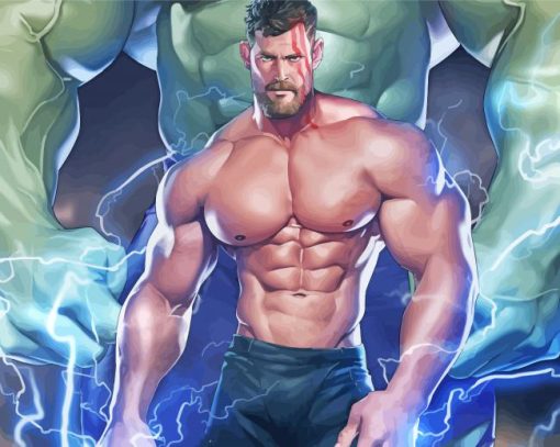 Strong Bodybuilder Diamond Painting