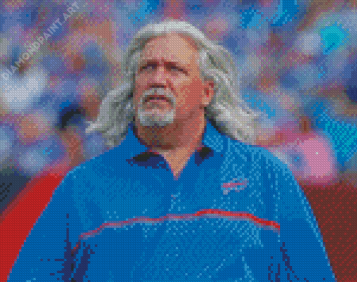 The Football Coach Rob Ryan Art Diamond Painting