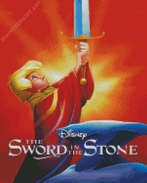 The Sword In The Stone Movie Diamond Painting