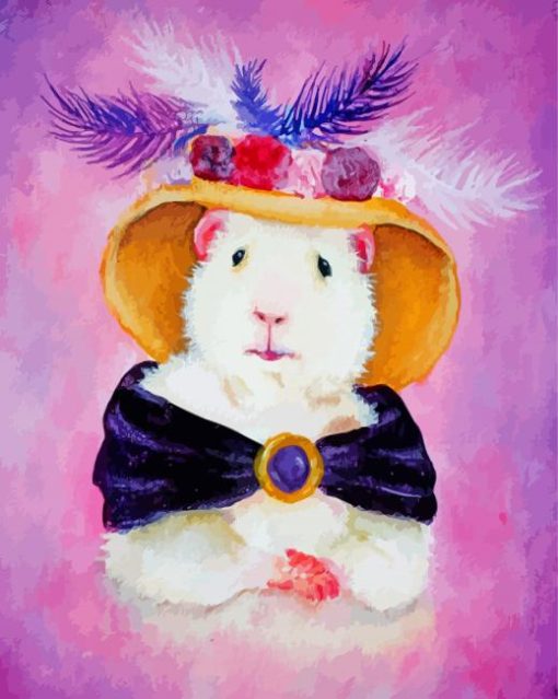 Victorian Guinea Pig Diamond Painting