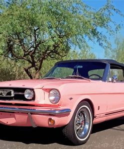 1966 Mustang Car Diamond Painting