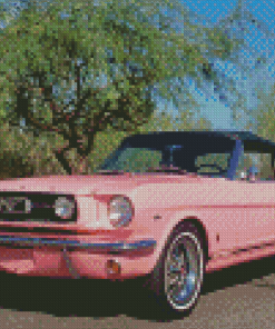 1966 Mustang Car Diamond Painting