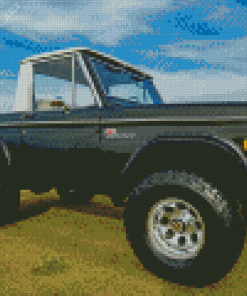 1977 Bronco Four Wheel Drive Car Diamond Painting