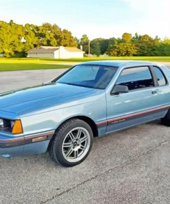 1986 Ford Tbird Car Diamond Paintings