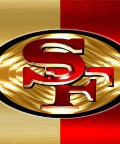 49ers Football Team Logo Diamond Paintings