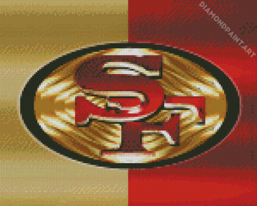 49ers Football Team Logo Diamond Paintings