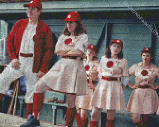 A League Of Their Own Characters Diamond Painting