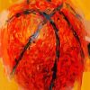 Abstract Basketball Ball Diamond Paintings