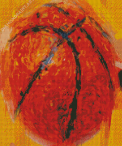 Abstract Basketball Ball Diamond Paintings