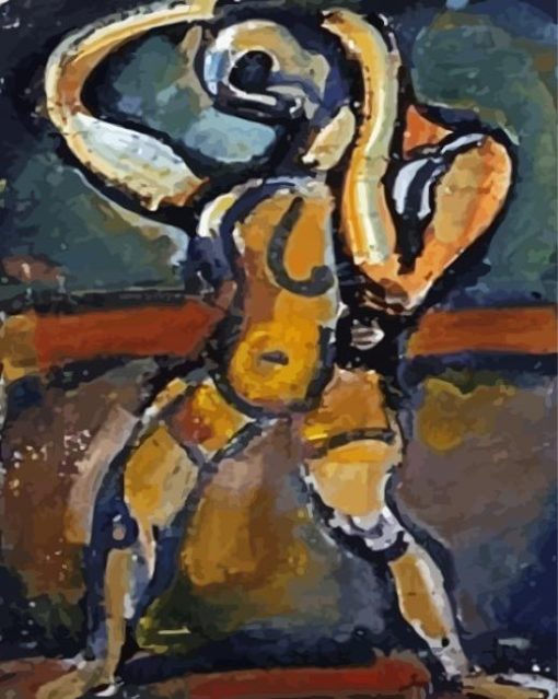 Acrobate VII By Georges Rouault Diamond Painting