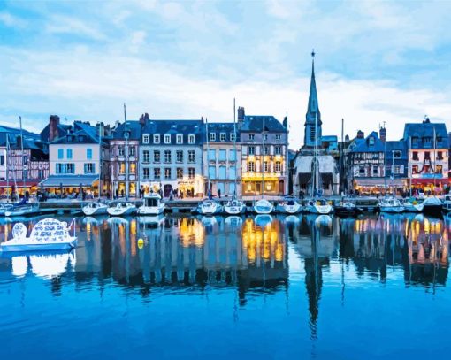 Aesthetic Honfleur In France Diamond Painting