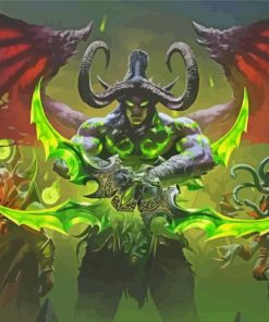 Aesthetic Illidan Stormrage Diamond Painting