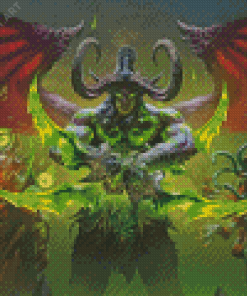 Aesthetic Illidan Stormrage Diamond Painting