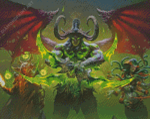 Aesthetic Illidan Stormrage Diamond Painting