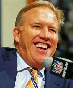 Aesthetic John Elway Diamond Painting