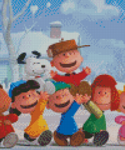 Aesthetic Peanuts Charlie Diamond Painting