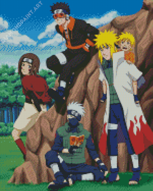 Aesthetic Team Minato Diamond Painting